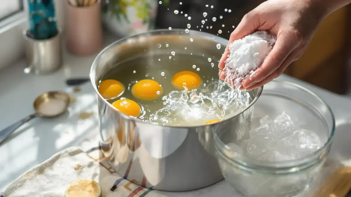 Door dit ingrediënt aan het kookwater toe te voegen, wordt het pellen van een ei nooit meer een probleem