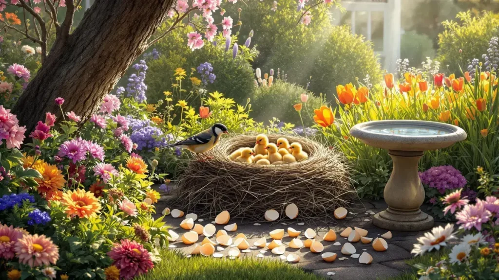 In april, gooi je je eierschalen niet weg, zo kunnen ze een grote hulp zijn voor vogels moeders