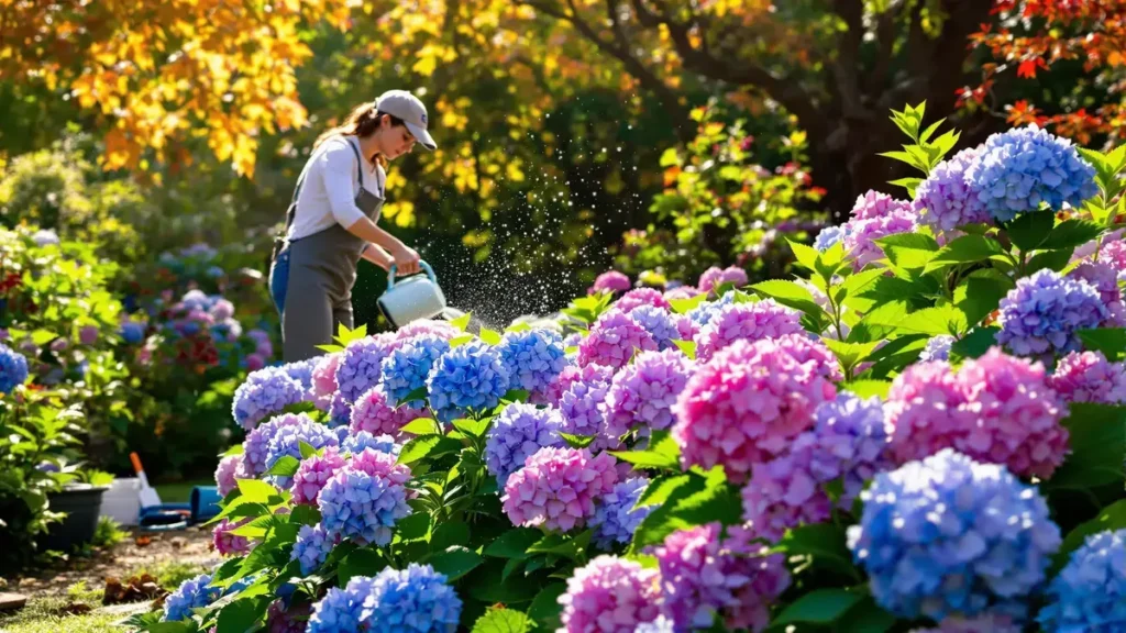 Uw hortensia’s bloeien weer na de zomer, maar alleen als u deze 3 onderhoudsfouten vermijdt